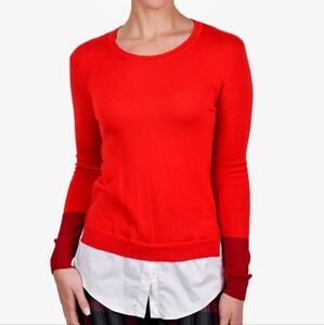 Altuzarra wool layered look sweater